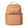 Baggallini Coastal Flip Lock Laptop Backpack In Brown