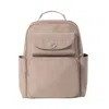 Baggallini Coastal Flip Lock Laptop Backpack In Neutral