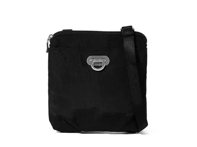 Baggallini Coastal Flip Lock Mini Crossbody Cross Body Handbags Black: One Size