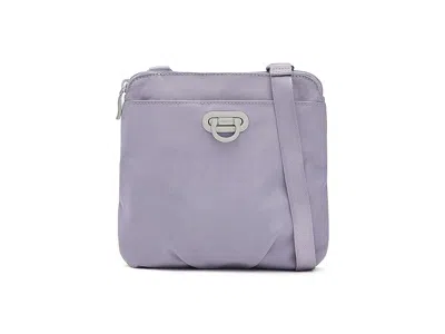 Baggallini Coastal Flip Lock Mini Crossbody Cross Body Handbags Lilac: One Size In Purple