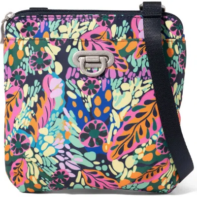 Baggallini Coastal Flip Lock Mini Crossbody In Multi