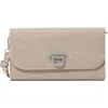 Baggallini Coastal Flip Lock Rfid Phone Wallet Crossbody Bag In Neutral