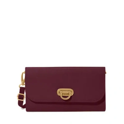 Baggallini Coastal Flip Lock Rfid Phone Wallet Crossbody Bag In Brown