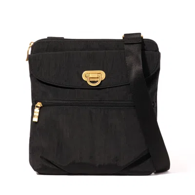 Baggallini Coastal Flip Lock Slim Crossbody Bag With Wristlet