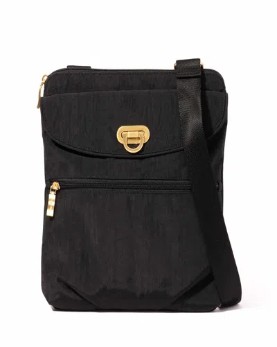 Baggallini Coastal Flip Lock Slim Crossbody Bag With Wristlet In Multi