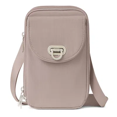 Baggallini Coastal Flip Lock Venture Crossbody In Moonrock