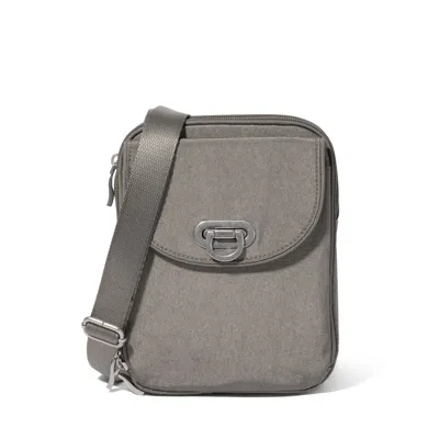 Baggallini Coastal Flip Lock Venture Crossbody In Pink