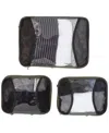 Baggallini Compression Cube 3-piece Set In Green