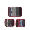 Baggallini Compression Cube 3-piece Set In Red