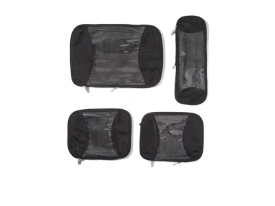 Baggallini Compression Cube 4-piece Set Tote Handbags Black: One Size