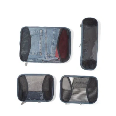 Baggallini Compression Packing Cube 4 Piece Set In Gray