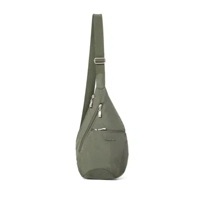 Baggallini Convertible Crossbody Bag Backpack Sling In Green