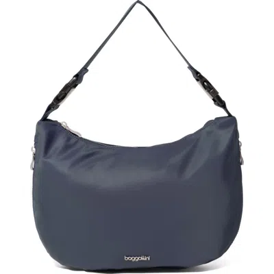Baggallini Crescent Convertible Hobo In Blue