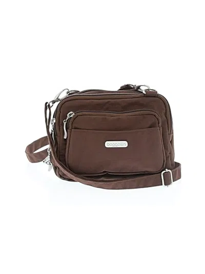 Pre-owned Baggallini Crossbody Bag In Brown