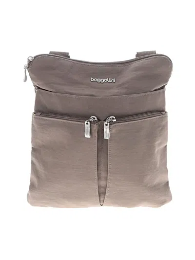 Pre-owned Baggallini Crossbody Bag In Gray