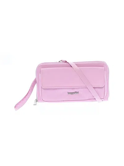 Pre-owned Baggallini Crossbody Bag In Pink