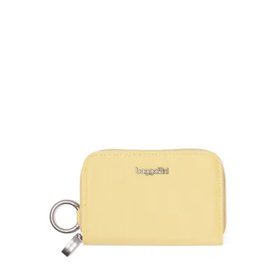 Baggallini Deluxe Card Case In Yellow