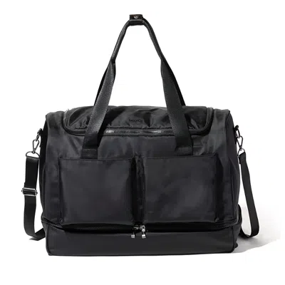 Baggallini Deluxe Fifth Avenue Weekender Bag In Black