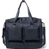 Baggallini Deluxe Fifth Avenue Weekender Bag In French Navy Twill