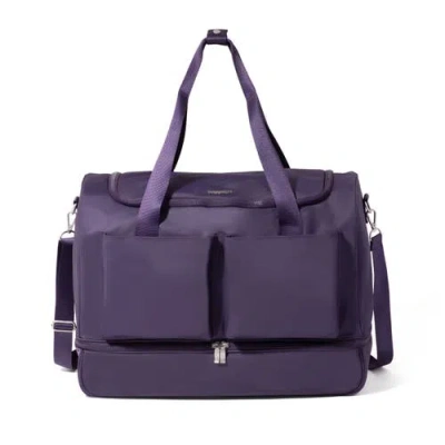Baggallini Deluxe Fifth Avenue Weekender Bag In Purple