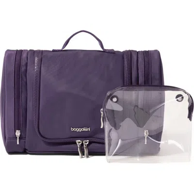 Baggallini Deluxe Toiletry Kit In Purple