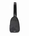 Baggallini Double Zip Mini Sling Bag In Black