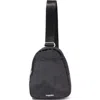 Baggallini Double Zip Mini Sling Bag In Black