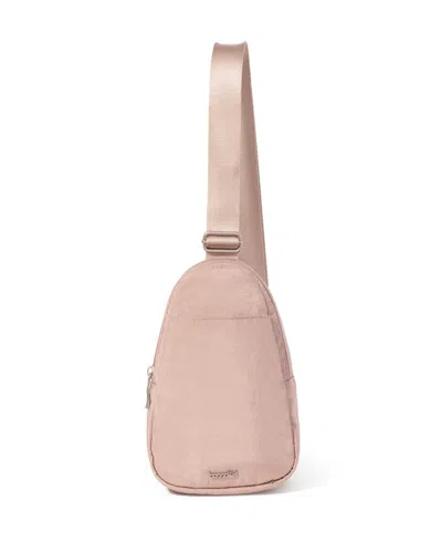Baggallini Double Zip Mini Sling Bag In Multi