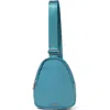 Baggallini Double Zip Mini Sling Bag In Seaside Blue