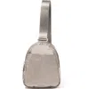 Baggallini Double Zip Mini Sling Bag In Sterling Shimmer