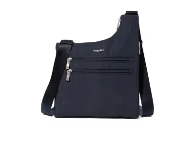 Baggallini Drift Slim Crossbody Cross Body Handbags French Navy: One Size In Blue
