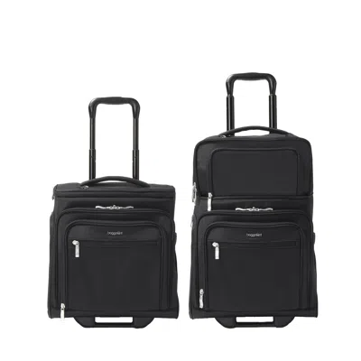 Baggallini Expandable Underseat Carry-on In Black
