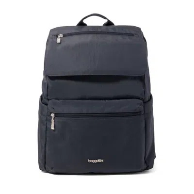 Baggallini Flap Laptop Backpack In Blue