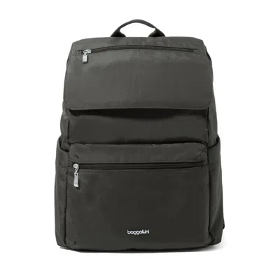Baggallini Flap Laptop Backpack In Gray