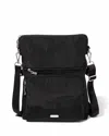 Baggallini Fold Over Multi Crossbody Bag In Black