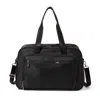 Baggallini Getaway Split Case Duffel Weekender Bag In Black
