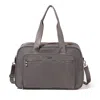 Baggallini Getaway Split Case Duffle Bag In Smoke Twill