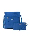 Baggallini Go Bagg Crossbody Bag With Rfid Wristlet In Purple