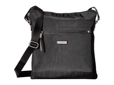 Baggallini Go Bagg With Rfid Phone Wristlet Cross Body Handbags Black: One Size