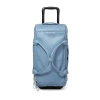 Baggallini Gramercy Carry-on Travel Roller Duffel Bag In Cornflower Twill
