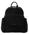 Baggallini Journey Anti-theft Small Backpack Messenger In Black