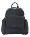 Baggallini Journey Anti-theft Small Backpack Messenger In French Navy
