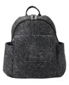Baggallini Journey Anti-theft Small Backpack Messenger In Midnight Blossom Print