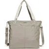 Baggallini Large Carryall  Crossbody Tote Bag In Sterling Shimmer
