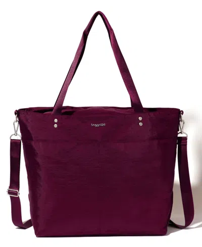 Baggallini Large Carryall Tote In Mulberry