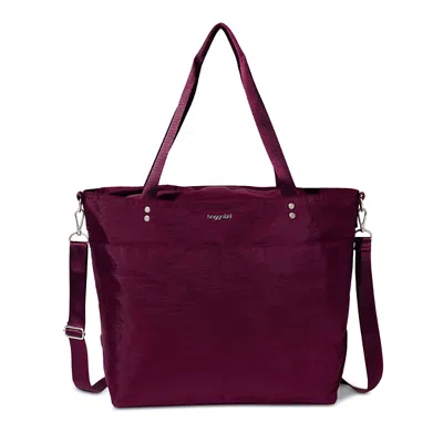 Baggallini Large Carryall Tote In Mulberry