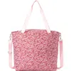 Baggallini Large Carryall  Crossbody Tote Bag In Heart Print