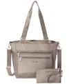 Baggallini Large Modern Belt Bag In Silver
