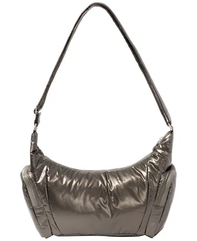 Baggallini Large Size Banana Sling Bag In Gray