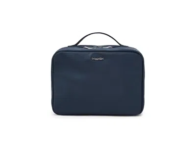 Baggallini Lenox Toiletry Kit Cosmetic Case French Navy Twill: One Size In Blue